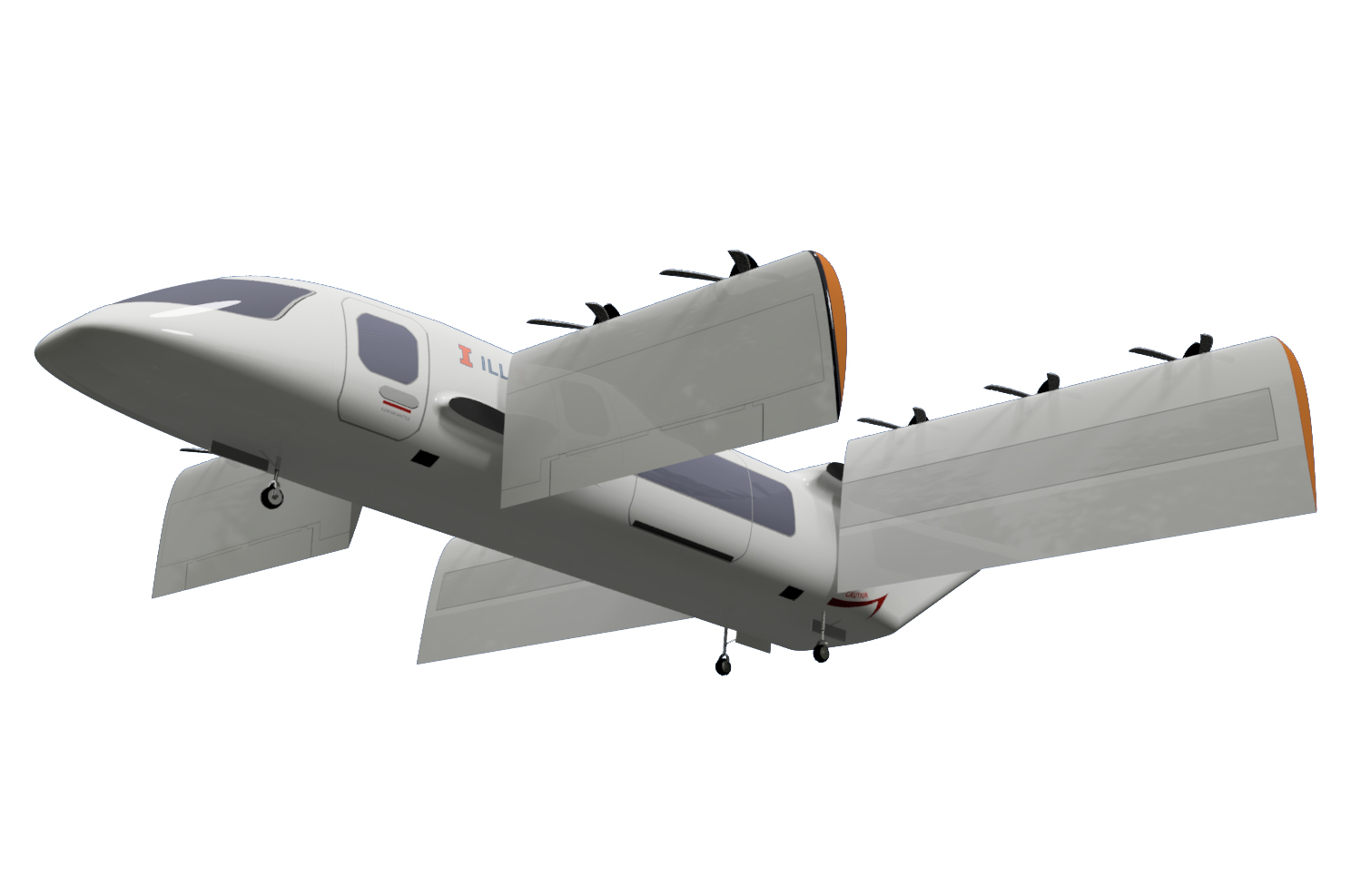 Illini Air Shuttle bottom view Illini Air Shuttle bottom view